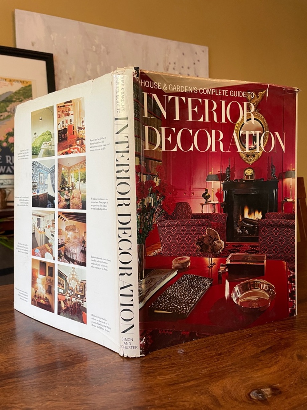 Vintage 1970 House & Garden’s Complete Guide Interior Decoration Hardcover Book